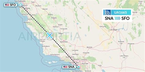 United flights from San Francisco to Orange County from